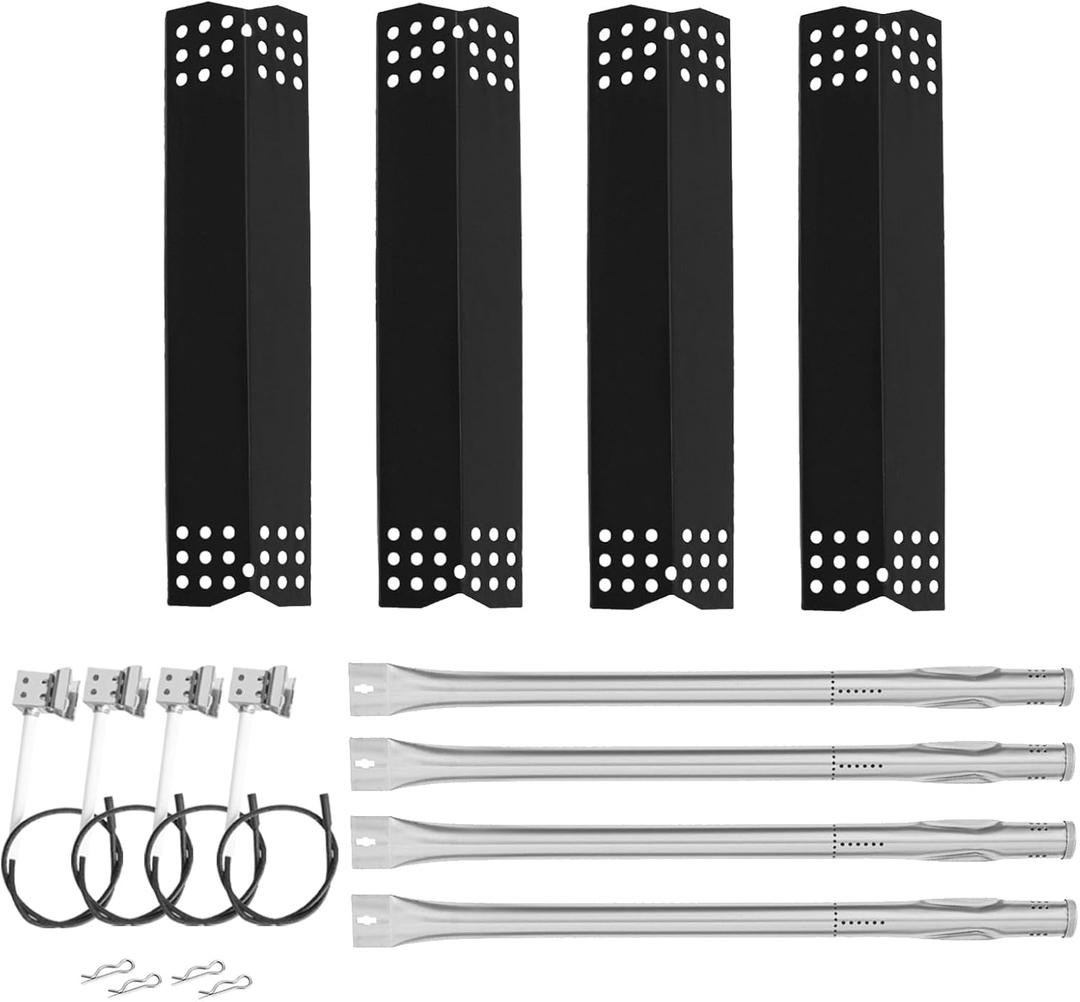 Replacement Parts Kit for Expert Grill 4 Burner 720-0789H, Heat Shield and Burner Kit for Expert Grill Parts 720-0789H, Expert Grill Replacement Parts 4 Burner XG19-101-002-02