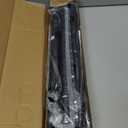 ALLZONE Heavy Duty Tension Shower Curtain Rod 42-83 Inches for Bathroom, Window, Non-Slip, Adjustable with Strong Spring Pole for Closet, Doorway, No Rust, No Drilling, Black
