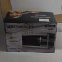 Emerson MW1338SB Countertop Microwave Oven, 6 Pre-Programmed Settings, Removable Glass Turntable, Child Safety Lock, 1.3 Cu ft, 1000W, Stainless Steel