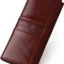 RFID Blocking Wallets for Women Leather Long Ladies Wallet Bifold Womens Wallet with Coin Pocket ID Window,Coffee