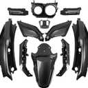 Mokuo Carbon Color Fairing Kit Compatible with Yamaha Zuma 2022 2023 2024 125cc Tank Motorcyle accessories in ABS Marerial