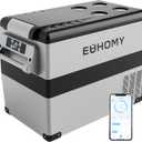 EUHOMY 12 Volt Refrigerator, 48QT(45L) Electric Cooler, 12V Fridge APP Control, 12V Cooler -4~68, Portable Freezer 12/24V DC 110-240V AC for Camping, Travel, Truck, Home