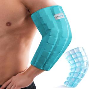 Elbow Ice Pack Wrap for Tendonitis & Tennis Elbow, 2 Hours Long Lasting Cold Compression Flexible Ice Pack Sleeve, Pain Relief for Golfers Arm, Arthritis, Injuries