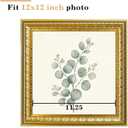 VIOLABBEY 12x12 Picture Frame Gold, Vintage Photo Frame