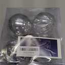 Extra Large Hanging Shatterproof Tree Ball Clear Christmas Ball Ornaments Decorative Mercury Ball with Tree Ornaments Hooks for Xmas Holiday Wedding Decoration (Silver,6inch/2Pcs (5.9)