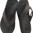 UBFEN Mens Rubber Flip Flops for Beach and Water