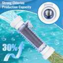 PPC1 Salt Cell Compatible with Autopilot Pool Pilot Digital System,Replacement PPC1 Chlorine Generator Cell RC-35/22 RC-5 SC-36 AP-150,Up to 28,000 Gallons,5 Titanium Blades