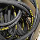 POHIR Power Washer Hose 125FT, High Pressure Washer Hose with 3/8'' Quick Connector, Steel Wire Braided Hose with 2 Quick Connect Kits Compatible M22 14 mm, Hose for Pressure Washer 4200 PSI