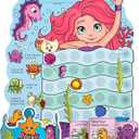 PUTSKA Potty Training Reward Chart for Girls with 35 Reusable Stickers  Potty Chart for Toddlers Girls - Reward Chart for Kids for Toilet Success - Mermaid