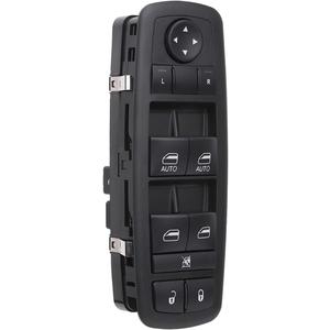 Power Window Switch Main Control Button Compatible with 2016-2018 Ram 1500 2500 3500, 11-19 Dodge Charger, 11-12 Dodge Journey, 11-20 Chrysler 300, 15-17 Chrysler 200, Replaces OEM 68231805AA