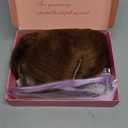 TYQ Hair Toppers for Women with Thinning Hair 14 Inch, 360° 3D Synthetic Curly Wavy Wispy Clip in Bangs(Coffee Brown)