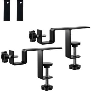 Internal Curtain Rod Set 0.8-2.3 Inch Wide Track, No Drilling Required, Tool-Free,Magnetic Curtain Hooks, Black 2 Pieces (US Patent Application)