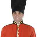 Beistle Unisex Plush Royal Guard Hat - English Bearskin Costume, Halloween Dress Up, International Themed Headwear