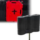 RULLINE Rotopax RX-EXT Pack Mount Extension Compatible with 1.75 Gallon Fuel Packs, Black (4"x2.5"x1")