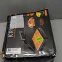 KRUPS 4-Slice Belgian Waffle Maker: Stainless Steel, 5 Browning Levels, Audible Ready Beep, Removable Plates, 1200W, Silver/Black, Large Waffle Maker Family Size, Great for Family Breakfasts