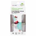 Yogurt & Snack Container Cups Gray/ Green 4.73oz BPA Free(Pack Of 2)