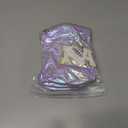 Hiroyuki Iridescent Makeup Bag, 14 inches Cosmetic Bag, Large Capacity Travel Pouch (Face, purple)