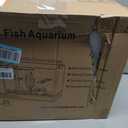 Fish Tank Kit Starter Aquariums 4 Gallon with Bottom Drainage