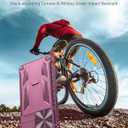 FNTCASE for iPhone 15-Pro-Max Case: Military Grade Drop Protection Rugged Shockproof Protective Cell Phone Cover with Kickstand & Camera Cover | Textured Tough Cases for 15 Pro Max 6.7'' - Hot Pink