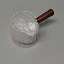 6OZ Espresso Cups Glass, JJOO Espresso Shot Cup With V-Shaped Mouth, Glass Measuring Cup, Markings in both oz & ml