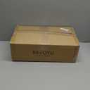 Portable Closet for Hanging Clothes, Portable Wardrobe Closet with Cover, 4 Storage Shelves, 2 Hanging Rods and 8 Side Pockets Easy Assembly and Sturdy Free Standing Closet for Bedroom Brown