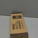 Zober Pants Hangers Non Slip - 20 Pack Open Ended Pants and Jean Hangers for Closet - Space Saving Clothes Hanger - Strong, Durable, Metal Pant Hangers (Black) (Chrome)