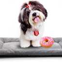 Dog Beds Crate Pad for Small Dogs Ultra Soft Dog Crate Bed Washable & Anti-Slip Kennel Pad, Cat Bed Pad Mat, Gray 24inch (24.0"L x 18.0"W x 1.0"Th)