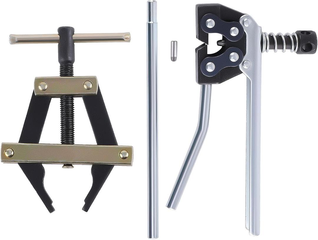 maXpeedingrods Roller Chain Tools Kit for #60#80#100 Roller Chain, with Roller Chain Connecting Holder Puller & Chain Detacher Breaker Cutter Repair Tool for Motorcycle Bicycle Go Kart ATV Chains