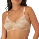 Bali Women's Double Support Wireless Bra, Comfortsoft Full-coverage Wirefree Bra, Df3820 (Beige) 38D