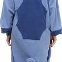 MAJ&COS Animal Onesies Adult Pajamas Halloween Cosplay Costume Unisex Onesie for Women Men (Blue, S)