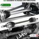 1-Pc Front Left or Right CV Axle Shaft Assembly for Subaru Forester 2014 2015 2016 2017 2018, H4 2.0L 2.5L,Replace# 3905619710 66-7568