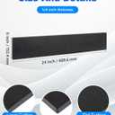 Rocaris 2 Pcs 6 X 24 X 1/4 Inch A36 Steel Plate Hot Rolled, Steel Base Plate for Construction Boards, Structure Support, Weldable Square and Industrial