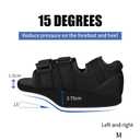GHORTHOUD Offloading Post Op Shoe Forefoot Foot Shoes for Broken Toe Surgery Non Weight Bearing Medical Shoes for Men and Women (Medium)