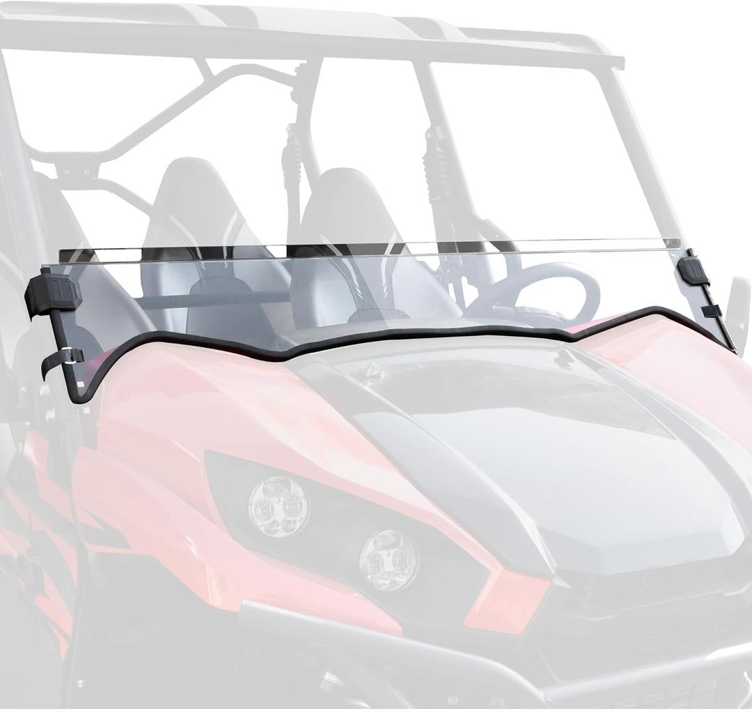 SAUTVS Front Half Windshield for Kawasaki Teryx 800 / Teryx4 800 2016-2025