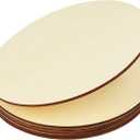 [Upgraded] Artificer 5 Pieces 1/4" Thick 14 Inch Round Wood Circles, Unfinished Round Wooden Discs Wood Rounds Plywood Boards Cutouts for Crafts, Door Hangers Signs, Coasters, Pyrography, Painting