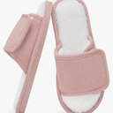 SHIBEVER Women's Slippers Fuzzy Open Toe Slip On Indoor House Shoes Comfy Bedroom Women Slippers Size 8.5-9.5