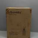 USumkky 25" Modern Ceramic Lamps Single Table Lamp for Living Room Bedroom Farmhouse Nightstand Bedside Lamps