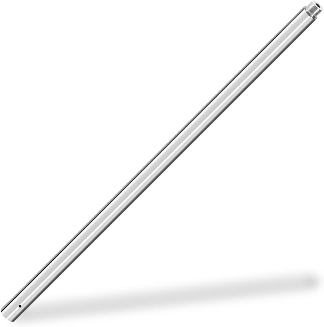 PRIOR FITNESS 1030mm/40.5"/3.37Ft Dance Pole Extension Piece Pole for 45mm Dance Pole Adjustment Tube to Extend Spinning Pole Height You Want (Silver)