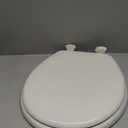 Toilet Seat Round Soft Close16.5'', Toilet Lid Slow Close Quiet No Slam, Easy Installation & ReleaseSafe PP Material Easy Clean