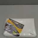 FLATO Waterproof Under Sink Mat 31" x 22" Shelf Liner for Kitchen and Bathroom, Cabinet Protector, Organizers and Storage, Flexible Silicone Drip Tray (White)