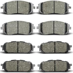 ALADICHE Front Rear Brake Pads Compatible with 2004-2008 Subaru Forester,for 2004-2005 Subaru Impreza,for 2005-2006 Saab 9-2x (D929 D1004)
