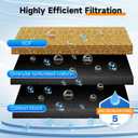 PUREPLUS 2-Stage Whole House Water Filtration System, Reduces Heavy Metals, Chlorine & Odor, 10" x 4.5" Housings, 1" Inlet/Outlet, RFN KDF Carbon & CTO Coconut Shell Filters, Pressure Gauges Included
