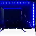 PANGTON VILLA Led Strip Lights 8.2ft for 40-60in TV, USB LED TV Backlight Kit with Remote - 16 Color 5050 LEDs Bias Lighting for HDTV