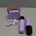 YLL Karaoke Machine for Kids, Portable Mini Speaker with 2 Wireless Microphones, 2026 TOP Kids Gifts for Girls Ages 3, 4, 5, 6, 7, 8, 9, 10, 12 +Years Old, 4-12th Birthday Present Toy Party (Purple)