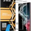JZG 2 Pack for Galaxy S22 Ultra Screen Protector Tempered Glass, No Camera Lens Protector, Fingerprint Unlock, Anti-Shock, Bubble Free, Case Friendly