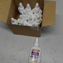Colorations Washable White Glue, Set of 12, Each in a 1.25 oz Bottle, Easy Spout Applicator, Goes on White and Dries Clear, Washable & Non Toxic Glue, Dries Quickly & Acid Free, School and Home Use