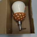 Colias Wing Retro Mushroom Soap Dispenser with Plastic Pump, Refillable Lotion Soap Bottle, Lotion Bottle, Hand Soap Dispenser, Home Decoration