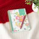 Blue Sky Day Designer 2026 Weekly and Monthly Planner Calendar, January 2026 - December 2026, 5" x 8", Clear Pocket Cover, Durable Twin Wire Binding, Includes Storage Pocket, Stickers, Peyton White