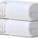 REDKISS Extra Large Bath Towels Set of 2, 35x70 inches Hotel Towels Large Size, 100% Cotton Highly Absorbent Bath Sheets, Super Soft Oversized Bath Towels for Bathroom, Spa