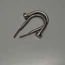 Curtain Holders, 2 Pack Matte Nickel Decorative Curtain Holdbacks for Wall Curtain Drapery